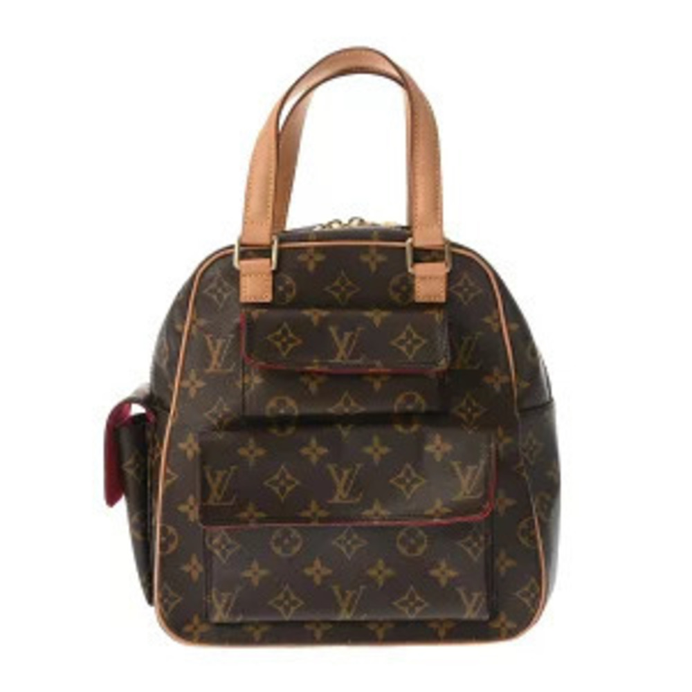 Louis Vuitton Monogram Exantry Cite Brown Canvas Handbag
